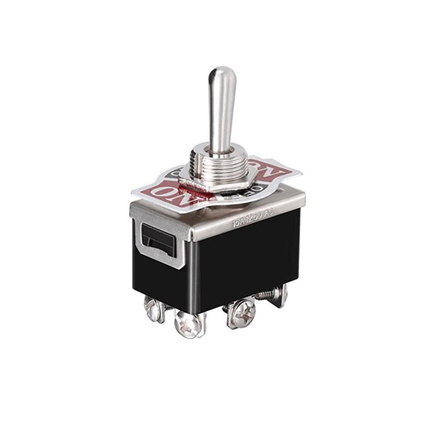 Interruttore ON-OFF-ON 6 Contatti 15A 250V